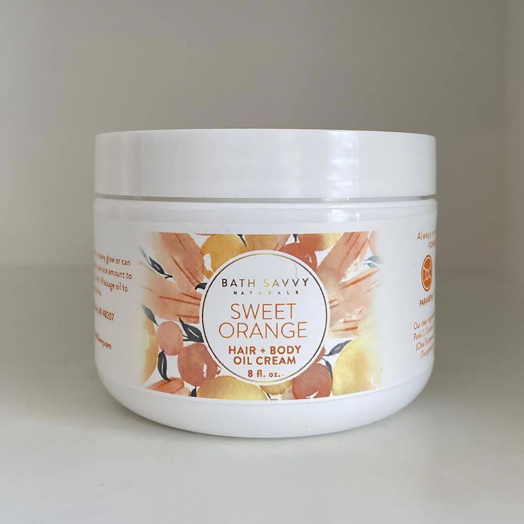 Sweet Orange Body Oil Cream - Bath Savvy
