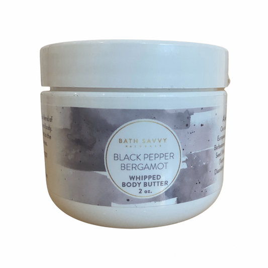 Black Pepper Bergamot Body Butter - Bath Savvy