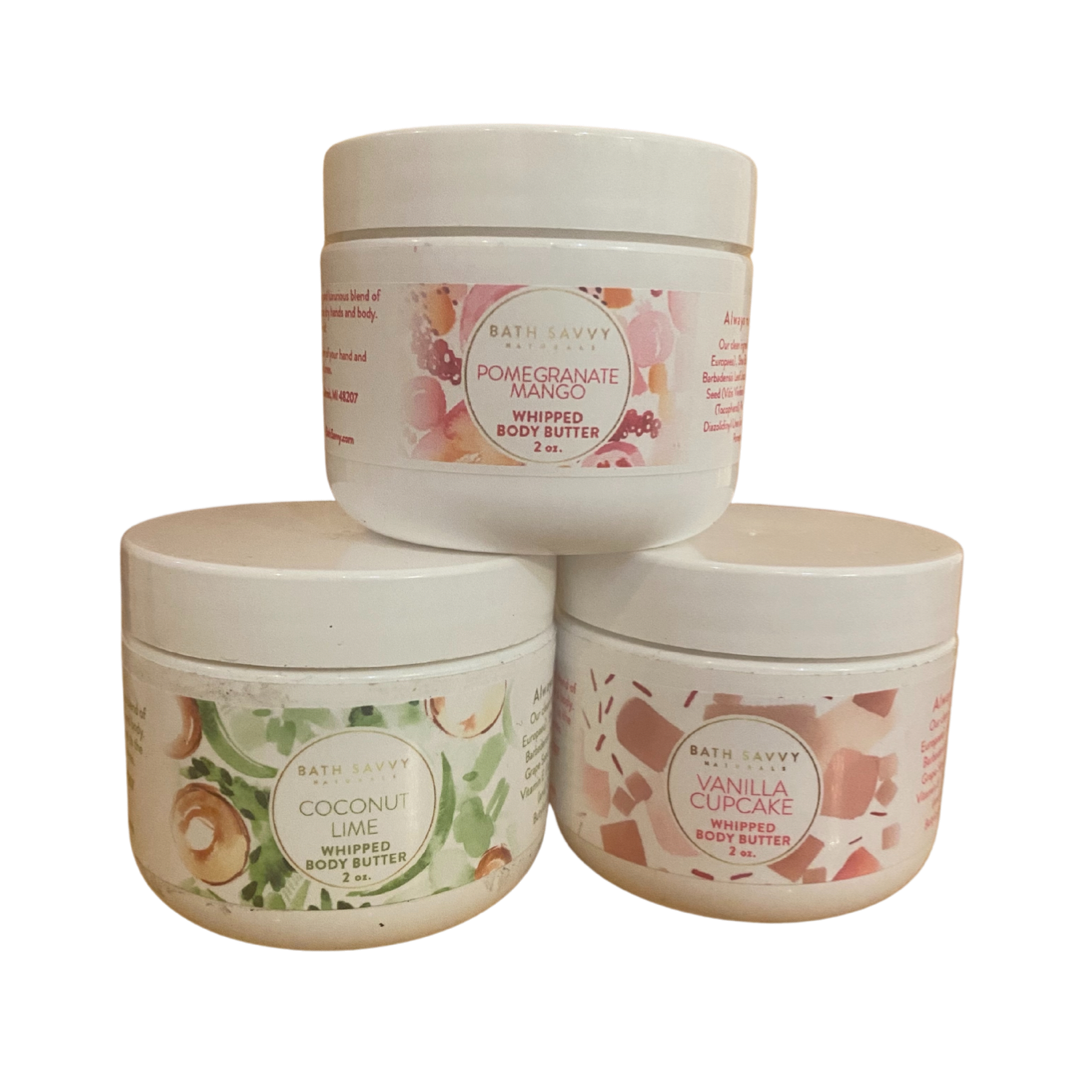Whipped Body Butter Gift Set - set of 3