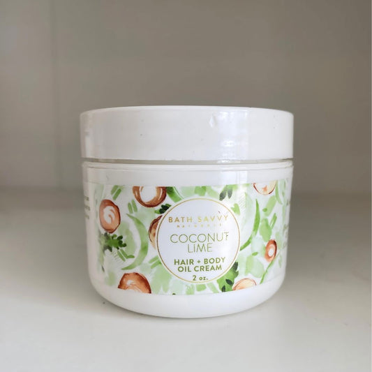 Coconut Lime Body Oil Cream - Bath Savvy