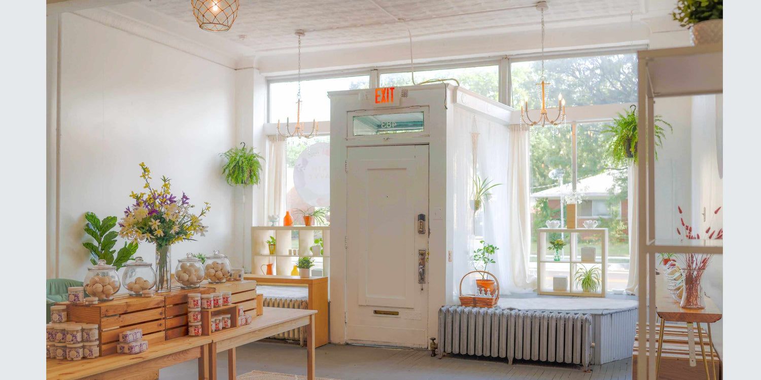 Ferndale, Mi gift boutique with handmade soaps, bath bombs and natural body butter for the perfect self care gifts. We also host handcrafted skincare workshops for group parties or special events. Craft your own scents and product for a fun, craft outing.