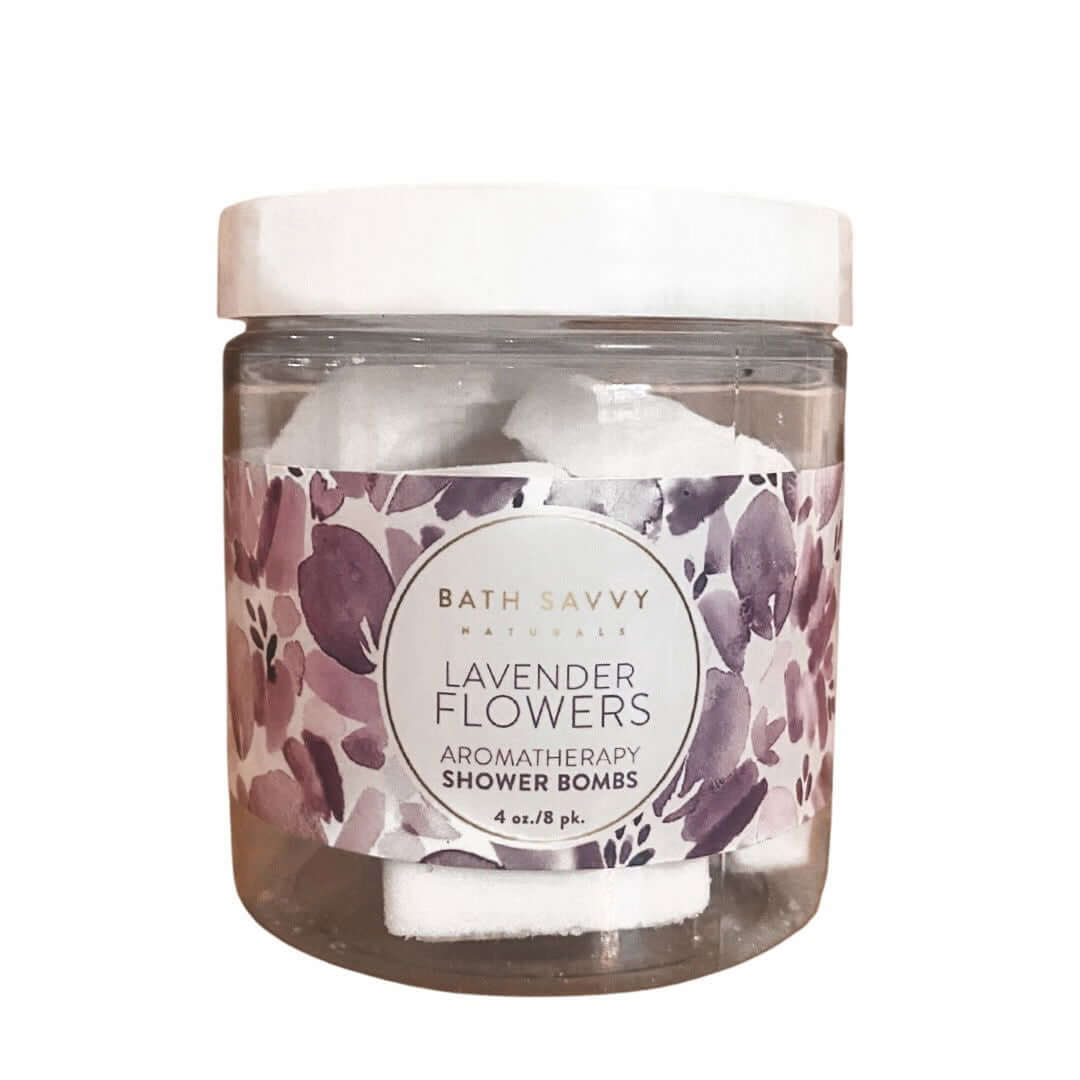 Lavender Shower Bombs - Bath Savvy