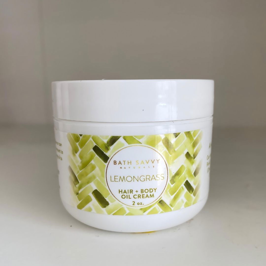 Lemongrass Body Oil Cream - Bath Savvy