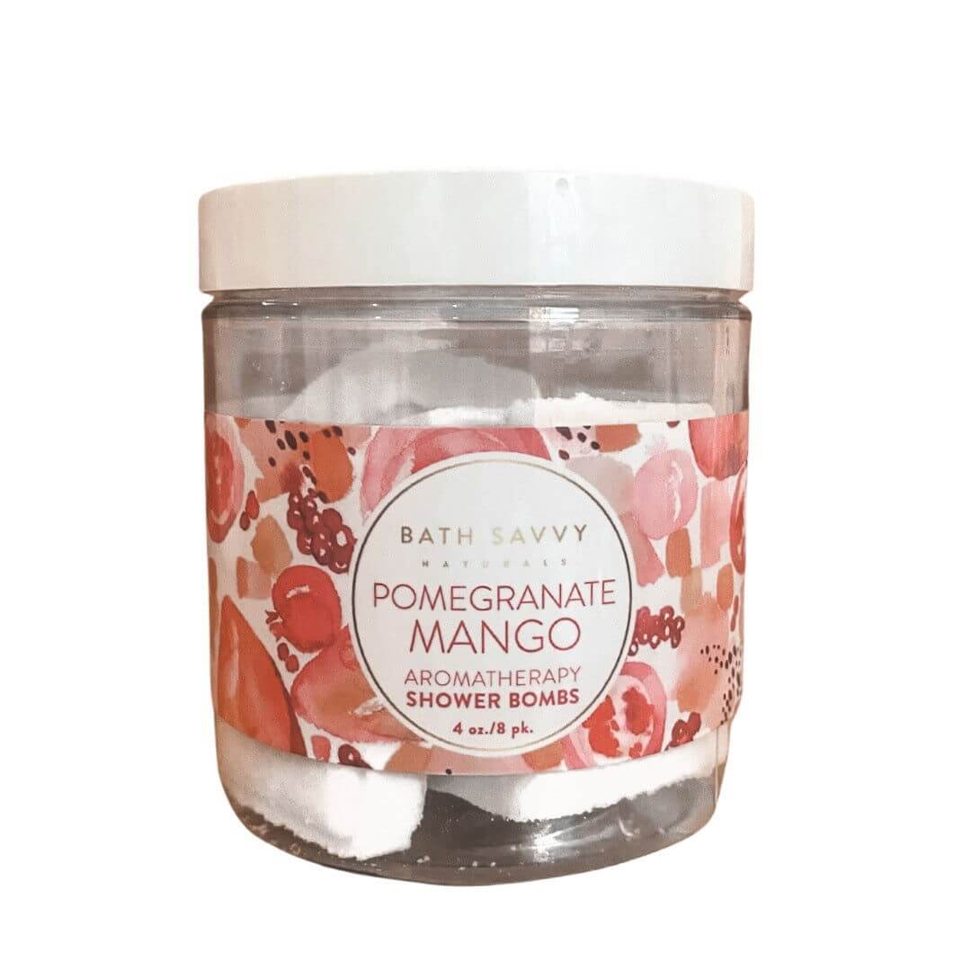 Pomegranate Mango Shower Bombs - Bath Savvy